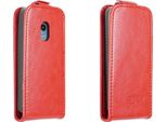 Caseroxx Custodia Protettiva Flip Cover Compatibile Con Nokia 225 4G (2024), Custodia Flip Cover Per Smartphone In Rosso