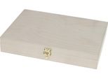 Scatola Di Legno 32X23,5X6,2 Cm A4, Portagioie Per Gioielli, Decorazioni E Ricordi, Decoupage