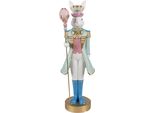 Clayre & Eef Figura Decorativa Coniglio 10X9X31 Cm Plastica Bianca