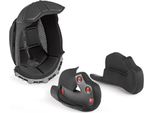Interno Imbottitura Casco Completo Grigio Per Givi X25 / X27 Taglia S