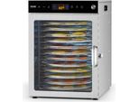 Vevor Disidratatore, 12 Vassoi In Acciaio Inox, 800 W, Disidratatore Elettrico Con Temperatura Regolabile Per Essiccare Carne, Frutta, Verdura, Erbe, Cibo Per Cani