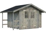 Gerätehaus PALMAKO Marcus, grau, Holzwerkstoff, Gerätehäuser, grau