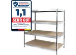 Sistema Di Scaffalature A Grande Portata Sistema Di Scaffalature Per Carichi Pesanti Sistema Di Scaffalature Per Cantine Giant Selection Zincato 200X150X80 Cm
