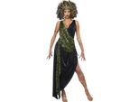 Seducente Costume Da Medusa Per Donna Costume Antico Nero-Verde - Xs (36/38)