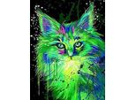 Norimpex Mosaico Di Diamanti Di Green Glow Cat 30X40 Cm 1007002