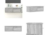 Vidaxl Armadio A Muro Grigio Sonoma 60X26X18,5 Cm Materiale Legno - Armadio A Muro - Armadi A Muro - Armadio A Muro Tv - Armadio A Muro