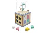 Cubo Di Abilità Motorie 40 Cm, Cubo Di Attività In Legno