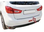 Per Mitsubishi Asx, 2010-2016 Protezione Paraurti In Acciaio Inox Lucidato Con Aletta