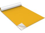 Pellicola Autoadesiva Per Mobili - Pellicola Decorativa - Mobili Da Tavolo - Tagliabile Su Misura - Colore Giallo - 100 X 50 Cm