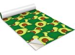 Pellicola Autoadesiva Per Mobili - Pellicola Decorativa - Mobili Da Tavolo - Tagliabile Su Misura - Cartone Animato Verde Avocado - 100 X 50 Cm