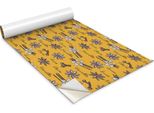Pellicola Autoadesiva Per Mobili - Pellicola Decorativa - Mobili Da Tavolo - Tagliabile Su Misura - Motivi Gialli Vaniglia - 100 X 50 Cm