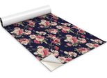 Pellicola Autoadesiva Per Mobili - Pellicola Decorativa - Mobili Da Tavolo - Tagliabile Su Misura - Fiori Rosa - 100 X 50 Cm