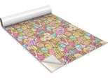 Pellicola Autoadesiva Per Mobili - Pellicola Decorativa - Mobili Da Tavola - Tagliabile Su Misura - Caramelle Colorate - 100 X 50 Cm