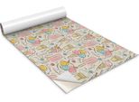 Pellicola Autoadesiva Per Mobili - Pellicola Decorativa - Mobili Da Tavola - Tagliabile Su Misura - Gelato Colorato - 100 X 50 Cm