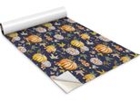 Pellicola Autoadesiva Per Mobili - Pellicola Decorativa - Mobili Da Tavola - Tagliabile Su Misura - Zucche Colorate - 100 X 50 Cm