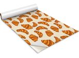 Pellicola Autoadesiva Per Mobili - Pellicola Decorativa - Mobili Da Tavolo - Tagliabile A Misura - Croissant A Fumetti - 100 X 50 Cm