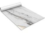Pellicola Autoadesiva Per Mobili - Pellicola Decorativa - Mobili Da Tavolo - Tagliabile Su Misura - Marmo Grigio - 100 X 50 Cm