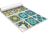 Pellicola Autoadesiva Per Mobili - Pellicola Decorativa - Mobili Da Tavolo - Tagliabile A Misura - Patchwork - 100 X 50 Cm