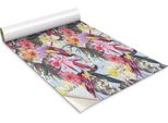 Pellicola Autoadesiva Per Mobili - Pellicola Decorativa - Mobili Da Tavolo - Tagliabile Su Misura - Fiori E Uccelli - 100 X 50 Cm