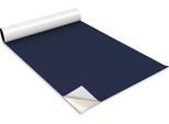 Pellicola Autoadesiva Per Mobili - Pellicola Decorativa - Mobili Da Tavolo - Tagliabile Su Misura - Blu Navy - 100 X 50 Cm