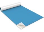 Pellicola Autoadesiva Per Mobili - Pellicola Decorativa - Mobili Da Tavolo - Tagliabile Su Misura - Colore Blu - 100 X 50 Cm
