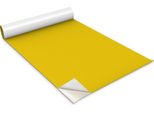Pellicola Autoadesiva Per Mobili - Pellicola Decorativa - Mobili Da Tavolo - Tagliabile Su Misura - Giallo - 100 X 50 Cm