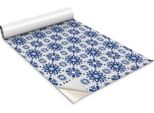 Pellicola Autoadesiva Per Mobili - Pellicola Decorativa - Mobili Da Tavola - Tagliabile Su Misura - Ornamenti Floreali - 100 X 50 Cm