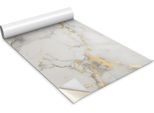 Pellicola Autoadesiva Per Mobili - Pellicola Decorativa - Mobili Da Tavolo - Tagliabile Su Misura - Elegante Marmo - 100 X 50 Cm