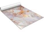 Pellicola Autoadesiva Per Mobili - Pellicola Decorativa - Mobili Da Tavolo - Tagliabile Su Misura - Elegante Motivo A Marmo - 100 X 50 Cm