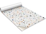Pellicola Autoadesiva Per Mobili - Pellicola Decorativa - Mobili Da Tavolo - Tagliabile Su Misura - Terrazzo Colorato - 100 X 50 Cm