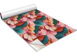 Pellicola Autoadesiva Per Mobili - Pellicola Decorativa - Mobili Da Tavolo - Tagliabile Su Misura - Bellissimi Fiori Dipinti - 100 X 50 Cm