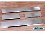 Acciaio Inox Battitacco Opaco Per Opel Astra J Berlina Kombi Bisello 2009-2015