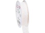 Nastro Di Organza Motivo Floreale Nastro Regalo Crema Decorazione Nastro Matrimonio 25Mm 18M