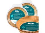 Sillar Carta Da Forno Per Friggitrice Ad Aria Calda, Airfryer Carta Da Forno Rotonda 16Cm 100 Pezzi Rivestimento Antiaderente Resistente All'olio Carta Pergamena Fodera Airfryer