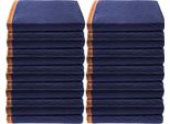 Succebuy Coperte Per Traslochi 80" X 72"" | 35 Lbs/Dozen | 12-Pack | Cotone Non Tessuto E Riciclato Professionale | Tappetini Per Traslochi Durevoli Per Mobili, Pavimenti, Elettrodomestici | Blu/Arancione"