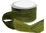 Nastro "Crash"" Verde Muschio 50 Mm X 20 M - Nastro Decorativo, Nastro Per Regali, Decorazione Della Tavola"