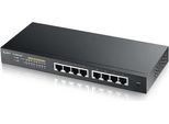 Zyxel GS1900-8HP V3, Smart Switch Gbe L2 Poe A 8 Porte, 802.3At, Desktop, Senza Ventola, 70 Watt