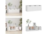 Mobile Tv Vidaxl Bianco 102X35X36,5 Cm In Legno - Mobile Tv - Mobile Tv - Mobile Tv - Supporto Tv