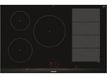 SIEMENS Flex-Induktions-Kochfeld EX875LVC1E, schwarz, B:81,2cm H:5,1cm T:52cm, Kochfelder
