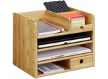 Organizzatore Da Tavolo Relaxdays In Bambù