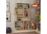 Decortie Karmato Libreria Moderna Espositore In Rovere 96 X 26 X 169 Cm