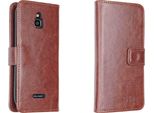 Caseroxx Custodia Per Cellulare Compatibile Con Nokia 8000 4G Custodia A Portafoglio Bookstyle-Case
