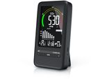 Misuratore Di CO2 Brandson, Misurazione Dell'anidride Carbonica, Rilevatore Di Qualità Dell'aria, Rilevatore Di Gas Di Avvertimento (Allarme, Sveglia, Temperatura, Ora, Umidità, Batteria Ricaricabile Incorporata)