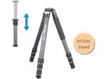 Treppiede Professionale In Fibra Di Carbonio, Regolabile In Altezza, Elevata Capacità Di Carico Fino A 25 Kg, KT324C