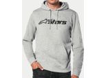 Alpinestars Felpa Con Cappuccio Po Blaze Gry/Blk V3