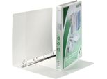 Raccoglitore Ad Anelli Di Presentazione Leitz, A4 Extra Largo, Bianco, 4 Anelli A D