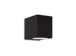 Applique Moderna Up Alluminio Nero 1 Luce G9 3W 3000K Luce Calda