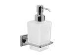 Sapho Gedy Colorado - Distributore Di Sapone, Cromo/Vetro Satinato 6981