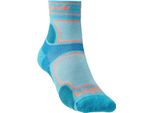 Bridgedale Trail Run Ultralight T2 Coolmax (Fibre Di Poliestere) Sport 3/4 Crew Donna Barva: Blu / Velikost: M
