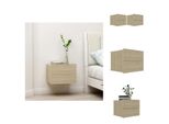 Vidaxl Comodini 2 Pezzi Rovere Sonoma 40X30X30 Cm Materiale A Base Di Legno - Comodini